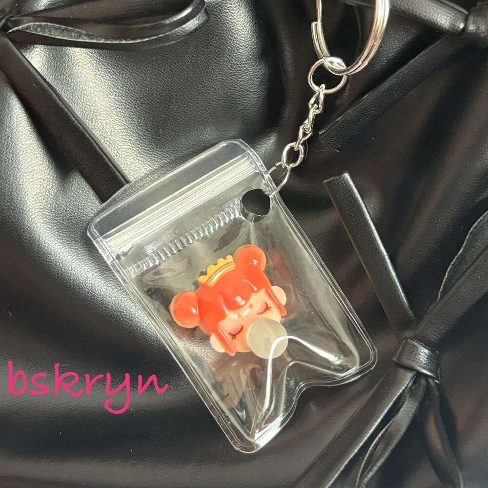 Handmade Pop Mart Character Pouch Keychain